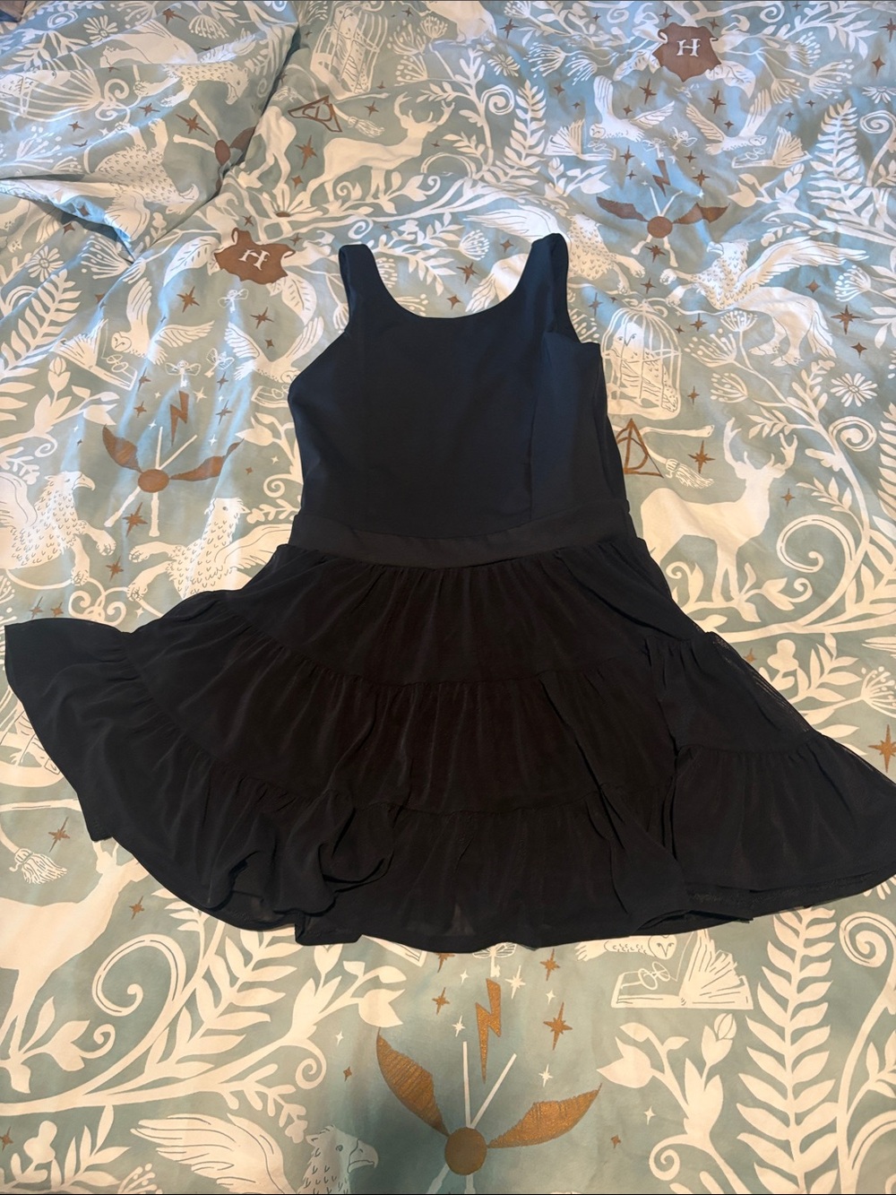 Abercrombie kids 11/12 black dress skort